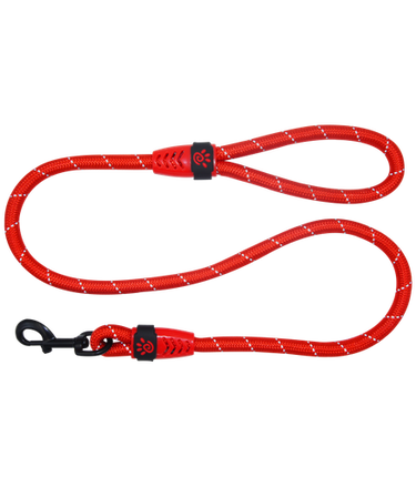 Doco Reflective Rope Leash With Plastic Encased Handle Loop (1/2